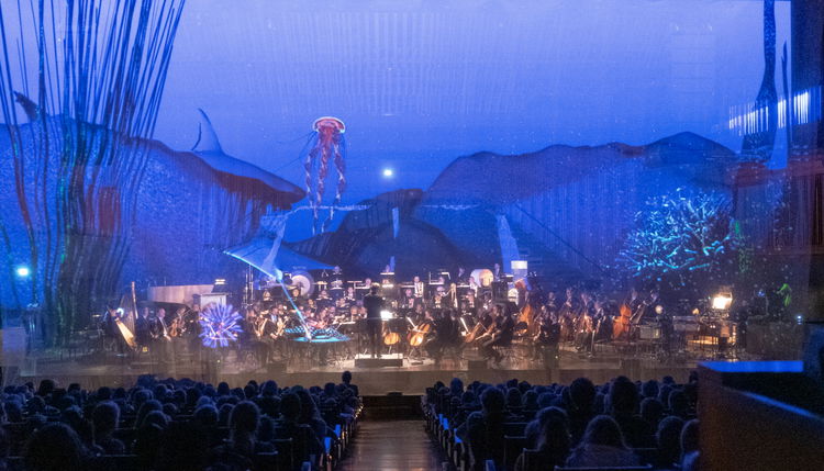 Bilde fra skolekonserten Klangen av klima.